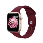 Bracelete de Silicone com Fivela Invertida Kalebol, Para Apple Watch 46mm / 49mm / 45mm / 44mm, Para Apple Watch 42mm / 41mm / 40mm / 38mm