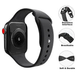 Bracelete de Silicone com Fivela Invertida Kalebol, Para Apple Watch 46mm / 49mm / 45mm / 44mm, Para Apple Watch 42mm / 41mm / 40mm / 38mm