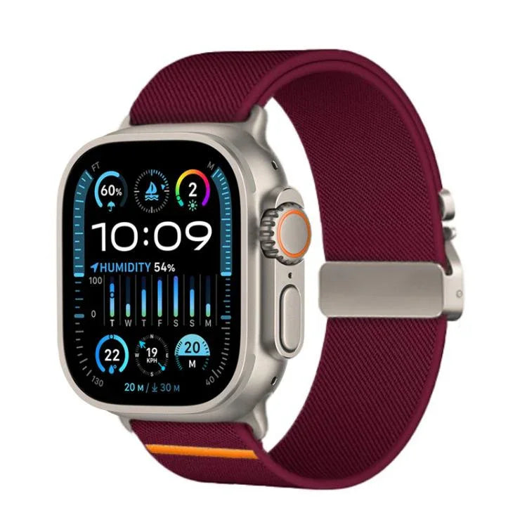 Kalebol Parachute Buckle Elastic Nylon Watch Band, For Apple Watch 46mm / 49mm / 45mm / 44mm, For Apple Watch 42mm / 41mm / 40mm / 38mm