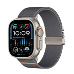 Kalebol Parachute Buckle Elastic Nylon Watch Band, For Apple Watch 46mm / 49mm / 45mm / 44mm, For Apple Watch 42mm / 41mm / 40mm / 38mm