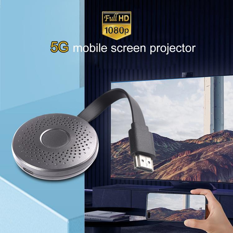 Projetor de Ecrã Sem Fios Measy A30 1080P HD HDMI para Telemóvel / PC, 1080P