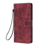 Capa de Telefone em Pele Fosca Retro com Mandala em Relevo, Para iPhone XR, Para iPhone XS Max, Para iPhone 7 Plus / 8 Plus