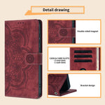 Capa de Telefone em Pele Fosca Retro com Mandala em Relevo, Para iPhone XR, Para iPhone XS Max, Para iPhone 7 Plus / 8 Plus