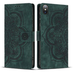 Capa de Telefone em Pele Fosca Retro com Mandala em Relevo, Para iPhone XR, Para iPhone XS Max, Para iPhone 7 Plus / 8 Plus