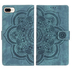 Capa de Telefone em Pele Fosca Retro com Mandala em Relevo, Para iPhone XR, Para iPhone XS Max, Para iPhone 7 Plus / 8 Plus