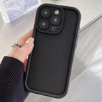 Capa de telemóvel TPU com moldura anti-impactos, fosca e com orifício preciso, Para iPhone 13 Pro Max, Para iPhone 13 Pro, Para iPhone 13, Para iPhone 12, Para iPhone 12 Pro Max, Para iPhone 12 Pro