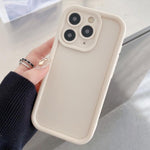 Capa de telemóvel TPU com moldura anti-impactos, fosca e com orifício preciso, Para iPhone 11 Pro Max, Para iPhone 11, Para iPhone 11 Pro, Para iPhone X / XS, Para iPhone XR, Para iPhone XS Max