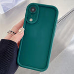 Capa de telemóvel TPU com moldura anti-impactos, fosca e com orifício preciso, Para iPhone 11 Pro Max, Para iPhone 11, Para iPhone 11 Pro, Para iPhone X / XS, Para iPhone XR, Para iPhone XS Max