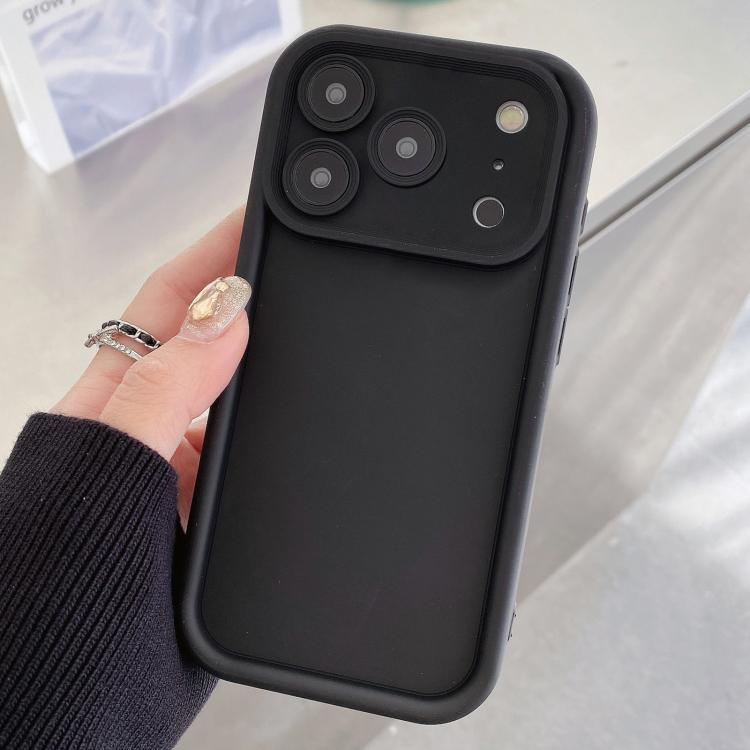 Capa de Telefone TPU com Moldura Anti-choque, Fosca e com Orifício Preciso, Para iPhone 17e / 16e, Para iPhone 17 Pro Max, Para iPhone 17 Pro, Para iPhone 17, Para iPhone Air, Para iPhone 16 Pro Max
