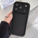 Capa de Telefone TPU com Moldura Anti-choque, Fosca e com Orifício Preciso, Para iPhone 17e / 16e, Para iPhone 17 Pro Max, Para iPhone 17 Pro, Para iPhone 17, Para iPhone Air, Para iPhone 16 Pro Max