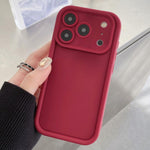Capa de Telefone TPU com Moldura Anti-choque, Fosca e com Orifício Preciso, Para iPhone 17e / 16e, Para iPhone 17 Pro Max, Para iPhone 17 Pro, Para iPhone 17, Para iPhone Air, Para iPhone 16 Pro Max