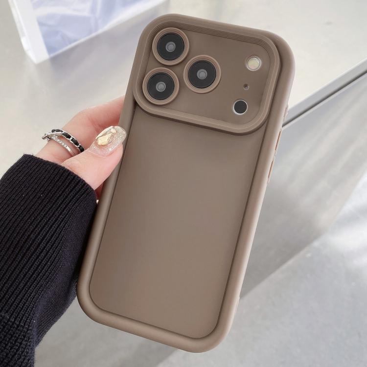 Capa de Telefone TPU com Moldura Anti-choque, Fosca e com Orifício Preciso, Para iPhone 17e / 16e, Para iPhone 17 Pro Max, Para iPhone 17 Pro, Para iPhone 17, Para iPhone Air, Para iPhone 16 Pro Max
