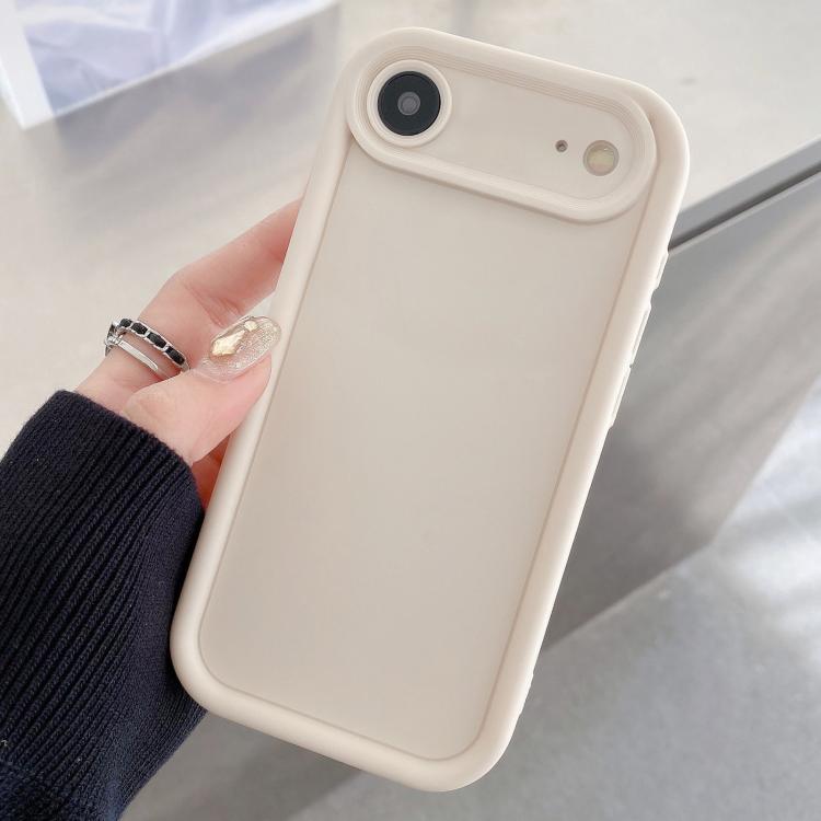 Capa de Telefone TPU com Moldura Anti-choque, Fosca e com Orifício Preciso, Para iPhone 17e / 16e, Para iPhone 17 Pro Max, Para iPhone 17 Pro, Para iPhone 17, Para iPhone Air, Para iPhone 16 Pro Max