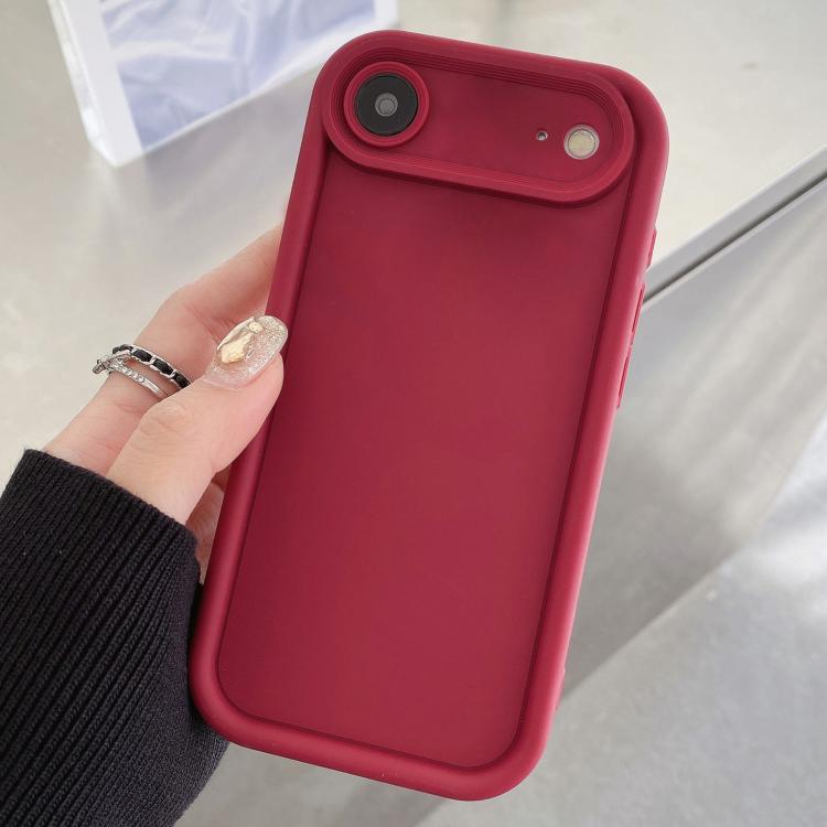 Capa de Telefone TPU com Moldura Anti-choque, Fosca e com Orifício Preciso, Para iPhone 17e / 16e, Para iPhone 17 Pro Max, Para iPhone 17 Pro, Para iPhone 17, Para iPhone Air, Para iPhone 16 Pro Max