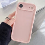Capa de Telefone TPU com Moldura Anti-choque, Fosca e com Orifício Preciso, Para iPhone 17e / 16e, Para iPhone 17 Pro Max, Para iPhone 17 Pro, Para iPhone 17, Para iPhone Air, Para iPhone 16 Pro Max