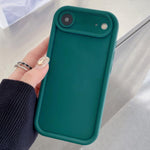 Capa de Telefone TPU com Moldura Anti-choque, Fosca e com Orifício Preciso, Para iPhone 17e / 16e, Para iPhone 17 Pro Max, Para iPhone 17 Pro, Para iPhone 17, Para iPhone Air, Para iPhone 16 Pro Max