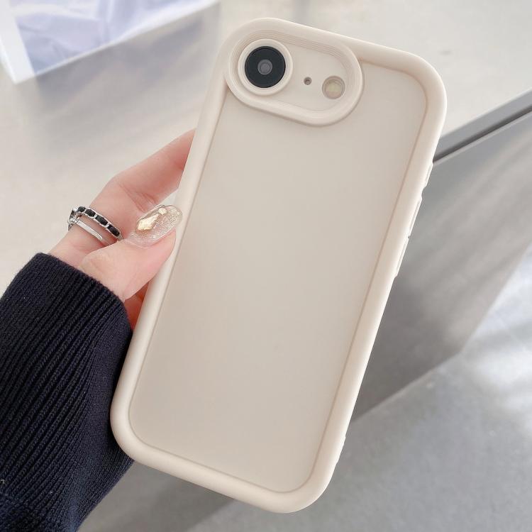 Capa de Telefone TPU com Moldura Anti-choque, Fosca e com Orifício Preciso, Para iPhone 17e / 16e, Para iPhone 17 Pro Max, Para iPhone 17 Pro, Para iPhone 17, Para iPhone Air, Para iPhone 16 Pro Max
