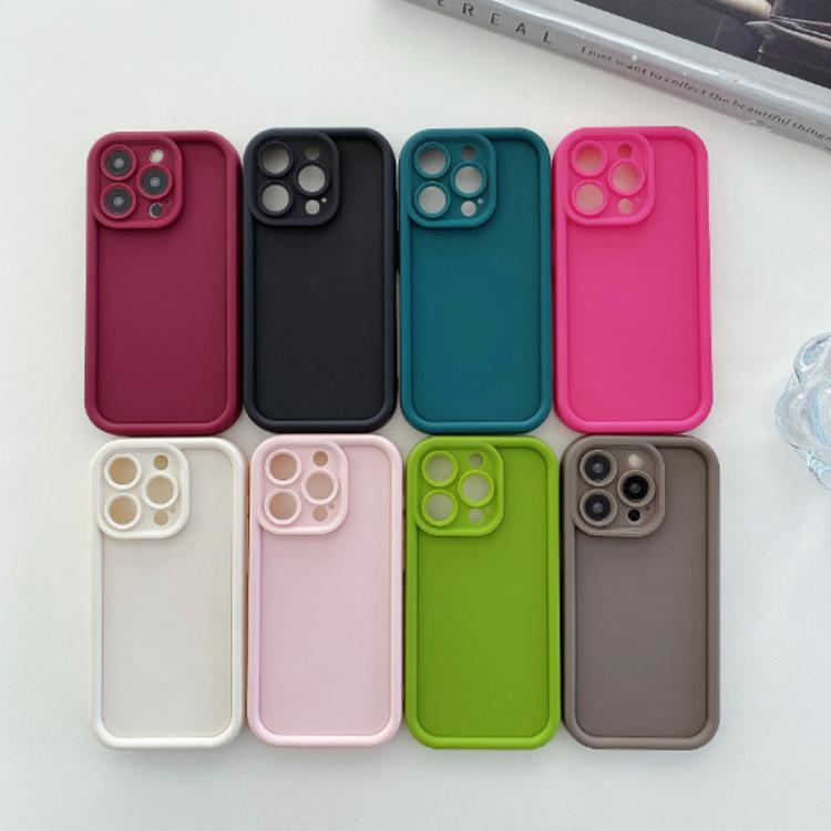 Capa de telemóvel TPU com moldura anti-impactos, fosca e com orifício preciso, Para iPhone 11 Pro Max, Para iPhone 11, Para iPhone 11 Pro, Para iPhone X / XS, Para iPhone XR, Para iPhone XS Max