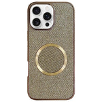 Capa de Telefone MagSafe com Grão Brilhante em PC Eletroplatinado, Para iPhone 17 Pro Max, Para iPhone 17 Pro, Para iPhone 16 Pro Max, Para iPhone 16 Pro, Para iPhone 16 Plus, Para iPhone 16, Para iPhone 15 Pro Max, Para iPhone 15 Pro