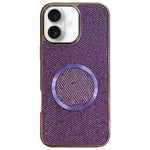 Capa de Telefone MagSafe com Grão Brilhante em PC Eletroplatinado, Para iPhone 17 Pro Max, Para iPhone 17 Pro, Para iPhone 16 Pro Max, Para iPhone 16 Pro, Para iPhone 16 Plus, Para iPhone 16, Para iPhone 15 Pro Max, Para iPhone 15 Pro