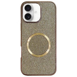 Capa de Telefone MagSafe com Grão Brilhante em PC Eletroplatinado, Para iPhone 17 Pro Max, Para iPhone 17 Pro, Para iPhone 16 Pro Max, Para iPhone 16 Pro, Para iPhone 16 Plus, Para iPhone 16, Para iPhone 15 Pro Max, Para iPhone 15 Pro