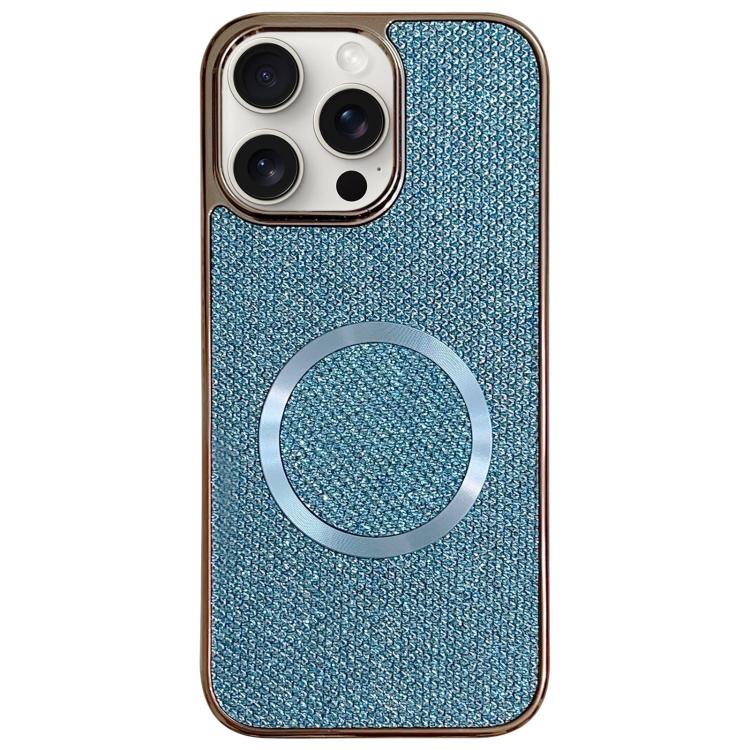 Capa de Telefone MagSafe com Grão Brilhante em PC Eletroplatinado, Para iPhone 17 Pro Max, Para iPhone 17 Pro, Para iPhone 16 Pro Max, Para iPhone 16 Pro, Para iPhone 16 Plus, Para iPhone 16, Para iPhone 15 Pro Max, Para iPhone 15 Pro