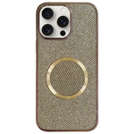 Capa de Telefone MagSafe com Grão Brilhante em PC Eletroplatinado, Para iPhone 17 Pro Max, Para iPhone 17 Pro, Para iPhone 16 Pro Max, Para iPhone 16 Pro, Para iPhone 16 Plus, Para iPhone 16, Para iPhone 15 Pro Max, Para iPhone 15 Pro