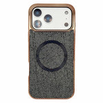 Capa de Telefone MagSafe com Grão Brilhante em PC Eletroplatinado, Para iPhone 17 Pro Max, Para iPhone 17 Pro, Para iPhone 16 Pro Max, Para iPhone 16 Pro, Para iPhone 16 Plus, Para iPhone 16, Para iPhone 15 Pro Max, Para iPhone 15 Pro
