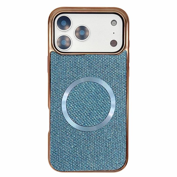 Capa de Telefone MagSafe com Grão Brilhante em PC Eletroplatinado, Para iPhone 17 Pro Max, Para iPhone 17 Pro, Para iPhone 16 Pro Max, Para iPhone 16 Pro, Para iPhone 16 Plus, Para iPhone 16, Para iPhone 15 Pro Max, Para iPhone 15 Pro