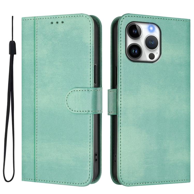 Capa de Telemóvel Retro em Pele com Fivela e Costura em Linhas, Para iPhone 16 Pro, Para iPhone 16 Plus, Para iPhone 16, Para iPhone 15 Pro Max, Para iPhone 15 Pro, Para iPhone 15 Plus