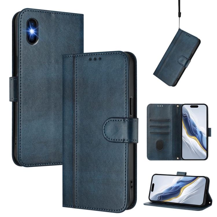 Line Splicing Buckle Retro Leather Phone Case, For iPhone 11 Pro Max, For iPhone 11, For iPhone 11 Pro, For iPhone X / XS, For iPhone XR, For iPhone XS Max