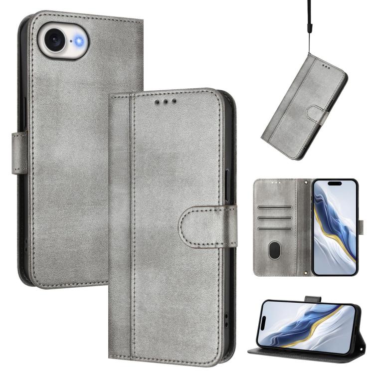 Capa de Telefone Retro em Pele com Fivela de Costura em Linha, Para iPhone 17e / 16e, Para iPhone 17 Pro Max, Para iPhone 17 Pro, Para iPhone 17, Para iPhone Air, Para iPhone 16 Pro Max
