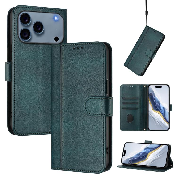 Capa de Telefone Retro em Pele com Fivela de Costura em Linha, Para iPhone 17e / 16e, Para iPhone 17 Pro Max, Para iPhone 17 Pro, Para iPhone 17, Para iPhone Air, Para iPhone 16 Pro Max