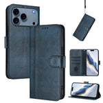 Capa de Telefone Retro em Pele com Fivela de Costura em Linha, Para iPhone 17e / 16e, Para iPhone 17 Pro Max, Para iPhone 17 Pro, Para iPhone 17, Para iPhone Air, Para iPhone 16 Pro Max