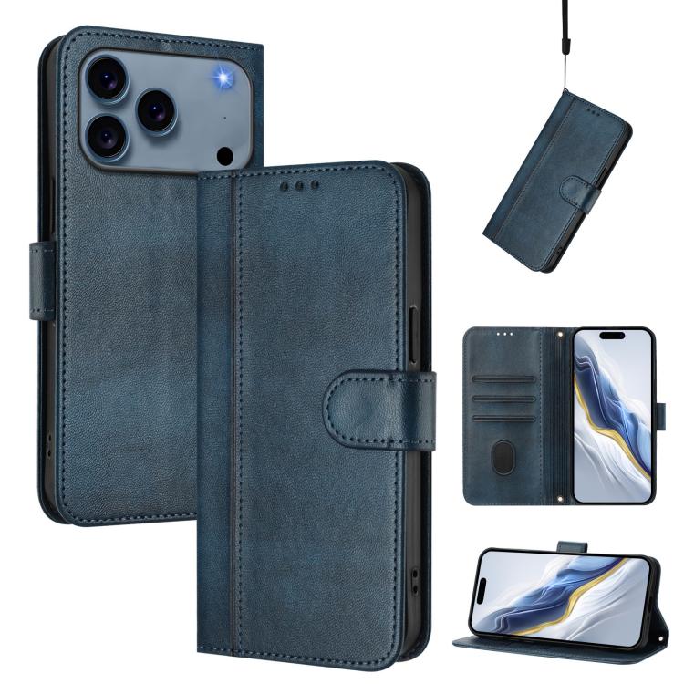 Capa de Telefone Retro em Pele com Fivela de Costura em Linha, Para iPhone 17e / 16e, Para iPhone 17 Pro Max, Para iPhone 17 Pro, Para iPhone 17, Para iPhone Air, Para iPhone 16 Pro Max