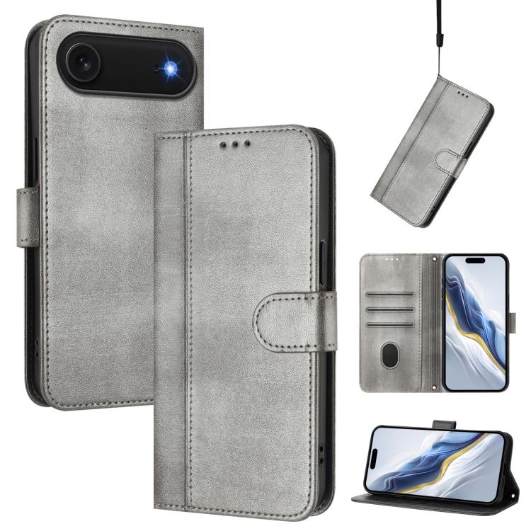 Capa de Telefone Retro em Pele com Fivela de Costura em Linha, Para iPhone 17e / 16e, Para iPhone 17 Pro Max, Para iPhone 17 Pro, Para iPhone 17, Para iPhone Air, Para iPhone 16 Pro Max
