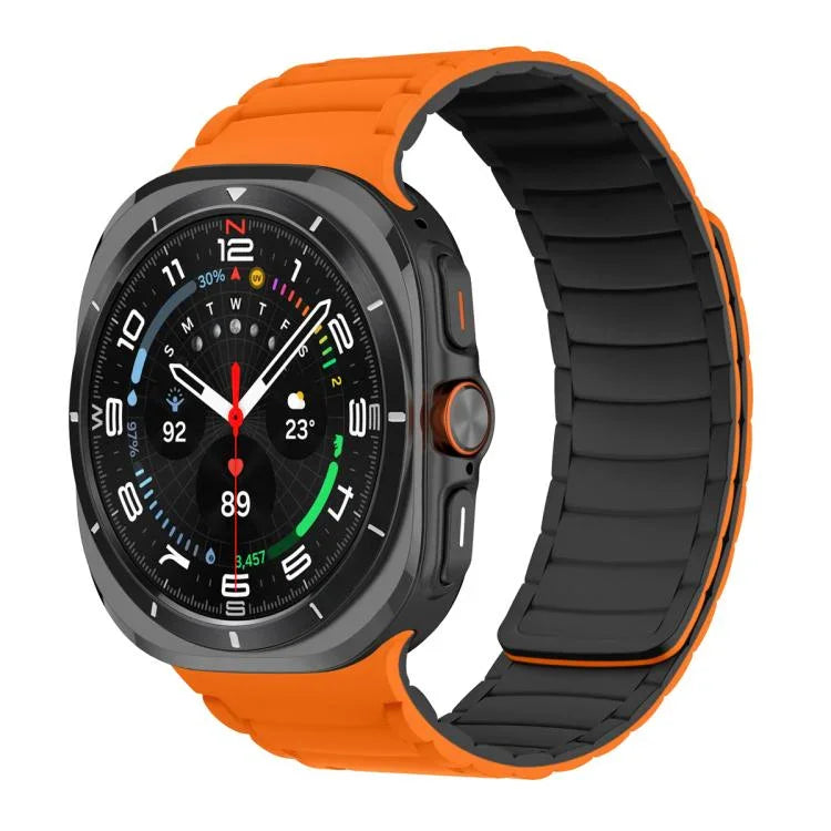 Pulseira de Relógio Desportiva Magnética de Silicone, Para Samsung Galaxy Watch Ultra 47mm / Ultra 2025