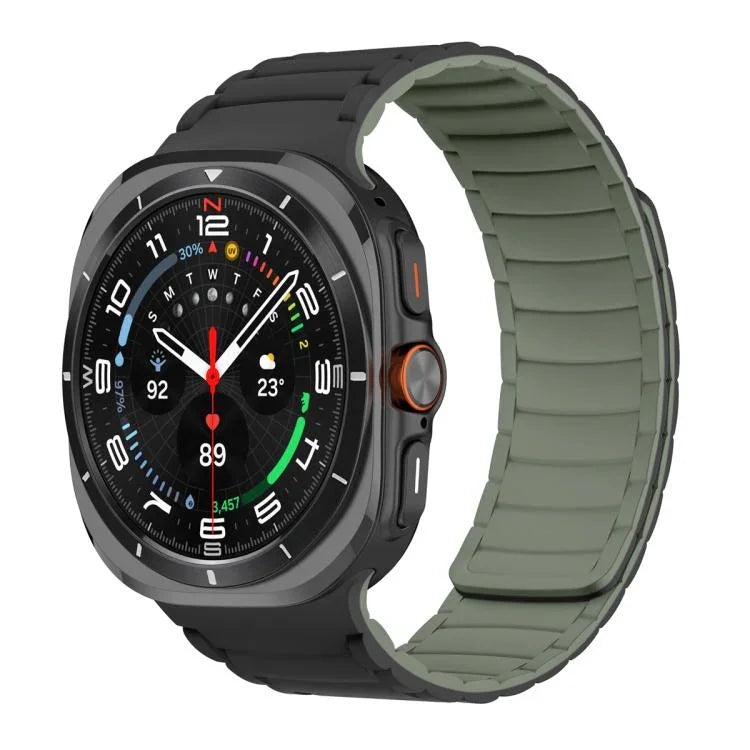 Pulseira de Relógio Desportiva Magnética de Silicone, Para Samsung Galaxy Watch Ultra 47mm / Ultra 2025