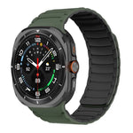 Pulseira de Relógio Desportiva Magnética de Silicone, Para Samsung Galaxy Watch Ultra 47mm / Ultra 2025