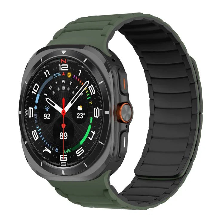 Pulseira de Relógio Desportiva Magnética de Silicone, Para Samsung Galaxy Watch Ultra 47mm / Ultra 2025