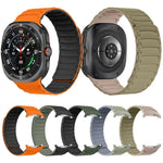Pulseira de Relógio Desportiva Magnética de Silicone, Para Samsung Galaxy Watch Ultra 47mm / Ultra 2025