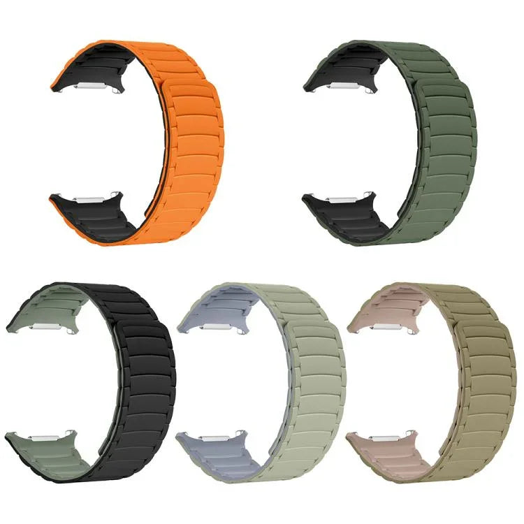 Pulseira de Relógio Desportiva Magnética de Silicone, Para Samsung Galaxy Watch Ultra 47mm / Ultra 2025