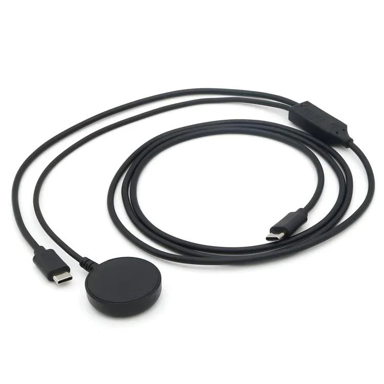 20V 3A 60W 2 in 1 Magnetic Charging Cable, Length: 1.5m, For Samsung Watch Series / Type-C Port Phone