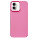 Capa de Telefone em Silicone Líquido Imitativo Simples Dopamina, Para iPhone 17, Para iPhone Air, Para iPhone 16 Pro Max