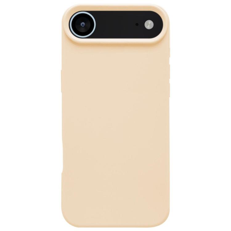 Capa de Telefone em Silicone Líquido Imitativo Simples Dopamina, Para iPhone 17, Para iPhone Air, Para iPhone 16 Pro Max