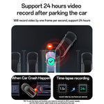 Yesido KM22 Câmara Dupla HD 1K Gravador de Condução para Carro com Ecrã de 1.47 polegadas, KM22