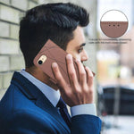 Capa de Telefone em Pele com Padrão Geométrico e RFID, Para iPhone 6 / 7 / 8 / SE, Para iPhone 13 Pro Max, Para iPhone 13 Pro, Para iPhone 12 / 12 Pro, Para iPhone 12 Pro Max, Para iPhone 11 Pro Max, Para iPhone 11, Para iPhone 11 Pro
