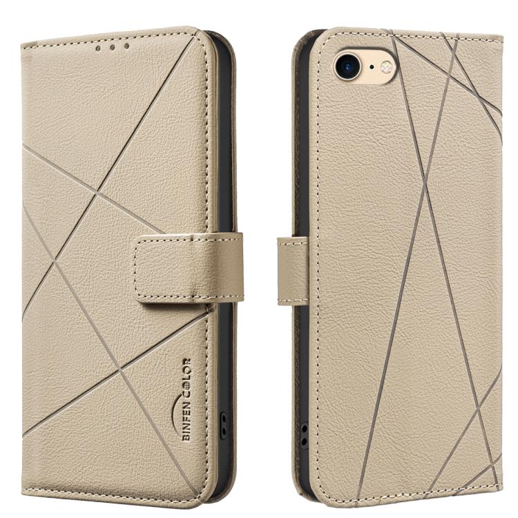 Capa de Telefone em Pele com Padrão Geométrico e RFID, Para iPhone 6 / 7 / 8 / SE, Para iPhone 13 Pro Max, Para iPhone 13 Pro, Para iPhone 12 / 12 Pro, Para iPhone 12 Pro Max, Para iPhone 11 Pro Max, Para iPhone 11, Para iPhone 11 Pro
