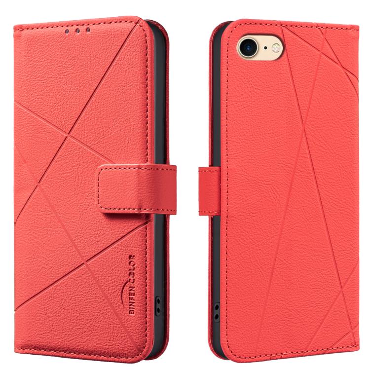 Capa de Telefone em Pele com Padrão Geométrico e RFID, Para iPhone 6 / 7 / 8 / SE, Para iPhone 13 Pro Max, Para iPhone 13 Pro, Para iPhone 12 / 12 Pro, Para iPhone 12 Pro Max, Para iPhone 11 Pro Max, Para iPhone 11, Para iPhone 11 Pro