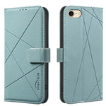 Capa de Telefone em Pele com Padrão Geométrico e RFID, Para iPhone 6 / 7 / 8 / SE, Para iPhone 13 Pro Max, Para iPhone 13 Pro, Para iPhone 12 / 12 Pro, Para iPhone 12 Pro Max, Para iPhone 11 Pro Max, Para iPhone 11, Para iPhone 11 Pro